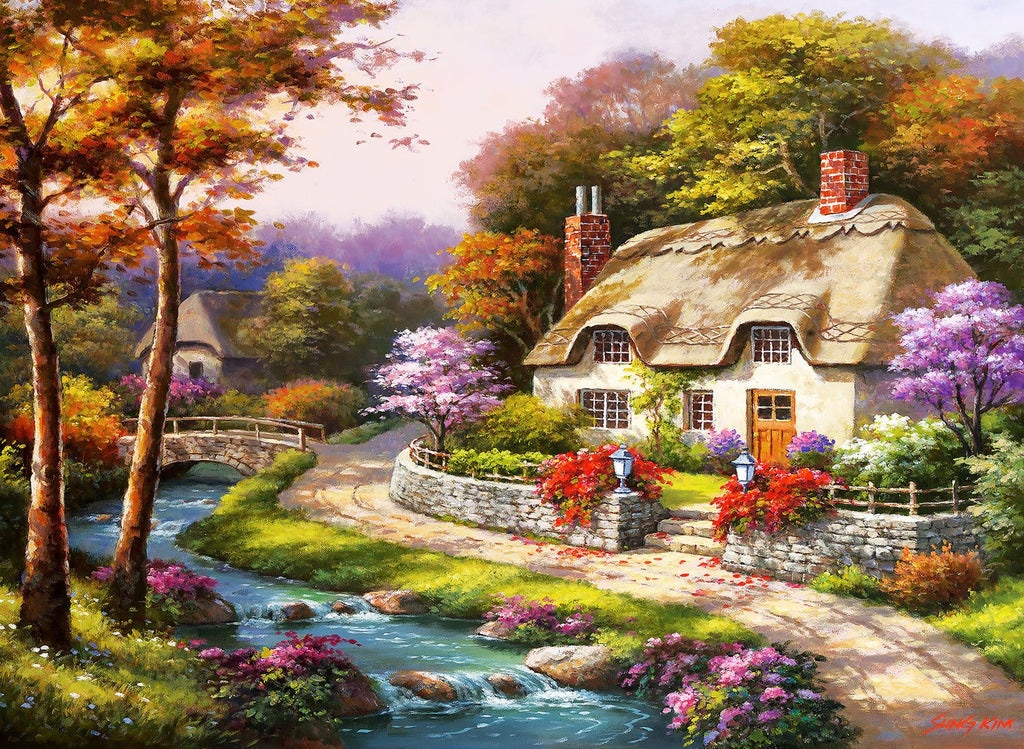 Spring Cottage – 500 Piece Jigsaw Puzzle (Anatolian)