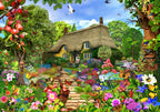 English Cottage Garden – 1000 Piece Jigsaw Puzzle (Bluebird Puzzle)