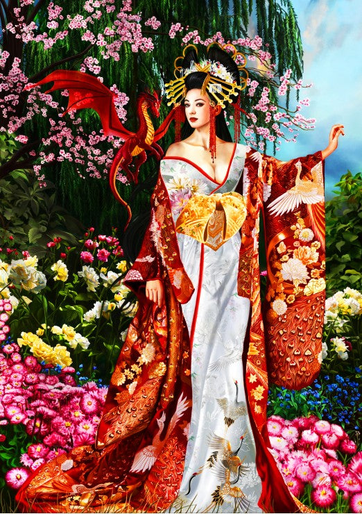 Sekkerastoya Queen of Silk – 1000 Piece Jigsaw Puzzle (Bluebird Puzzle)