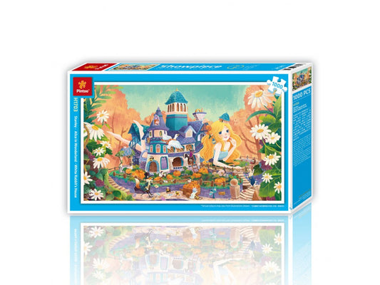 Pintoo - Plastic Puzzle - Alice in Wonderland - 1000 Piece Jigsaw Puzzle