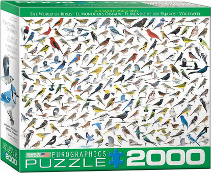 Eurographics - The World of Birds - 2000 Piece Jigsaw Puzzle
