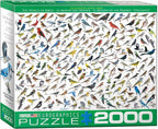 The World of Birds – 2000 Piece Jigsaw Puzzle (Eurographics) - Completed Puzzle