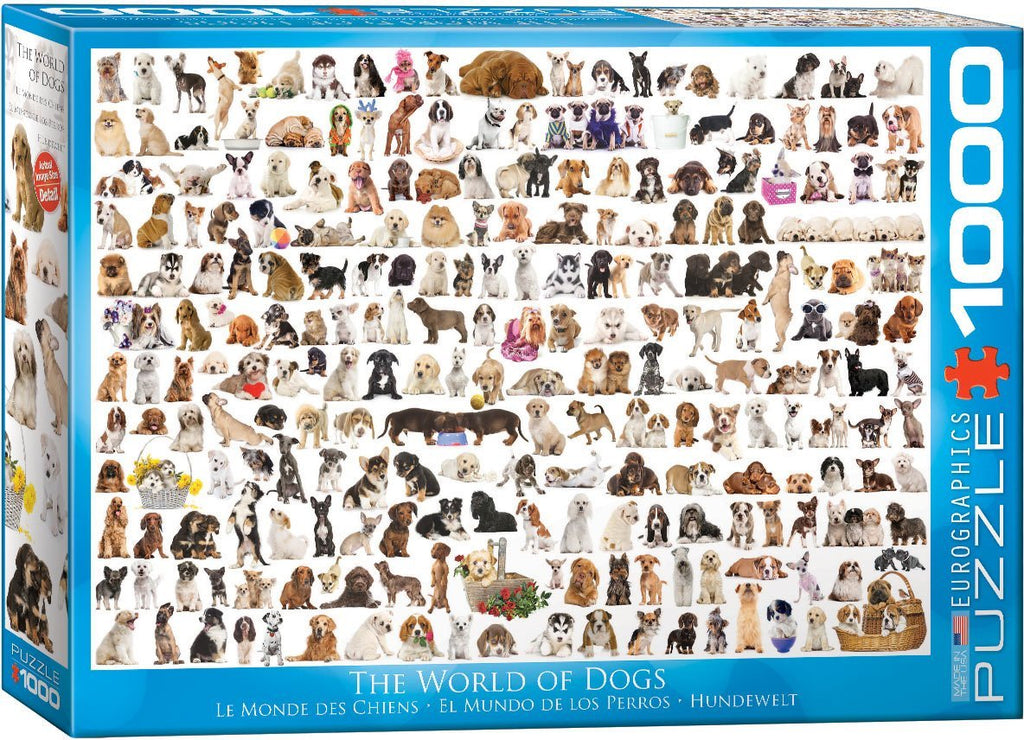 The World of Dogs – 1000 Piece Jigsaw Puzzle (Eurographics)