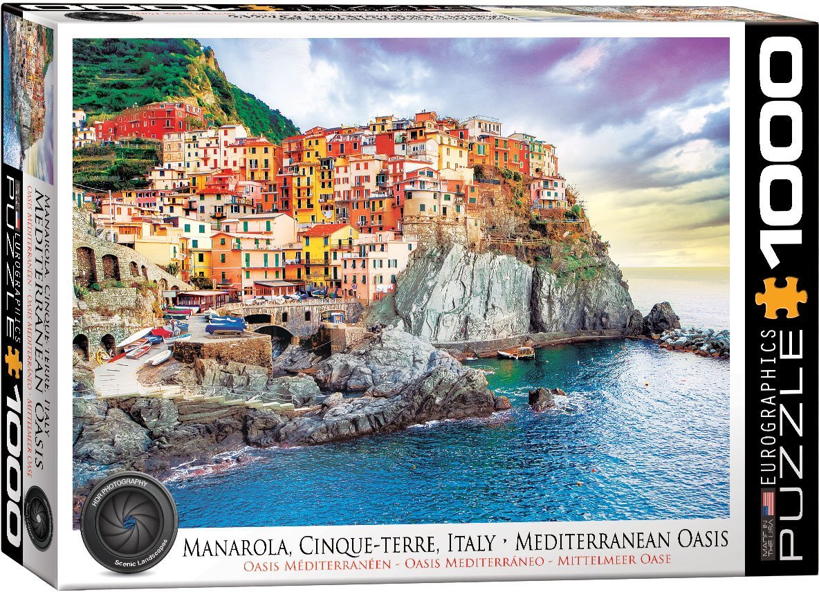Eurographics - Cinque-Terre Manarola Italy - 1000 Piece Jigsaw Puzzle