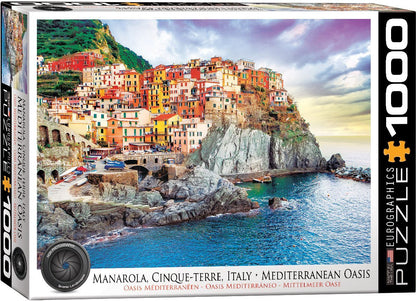 Eurographics - Cinque-Terre Manarola Italy - 1000 Piece Jigsaw Puzzle