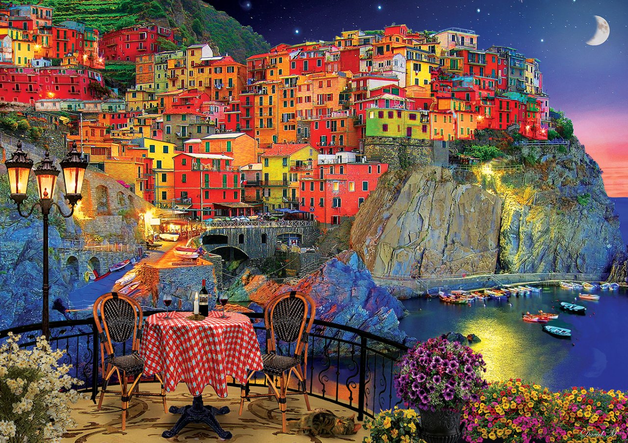 Cinque Terre – 1500 Piece Jigsaw Puzzle (Art Puzzle)