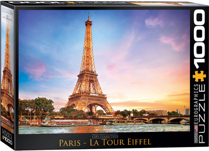 Eurographics - Paris Eiffel Tower - 1000 piece jigsaw puzzle