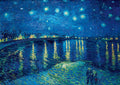 Starry Night over the Rhône, 1888 by Vincent Van Gogh – 1000 Piece Jigsaw Puzzle (Bluebird Puzzle)