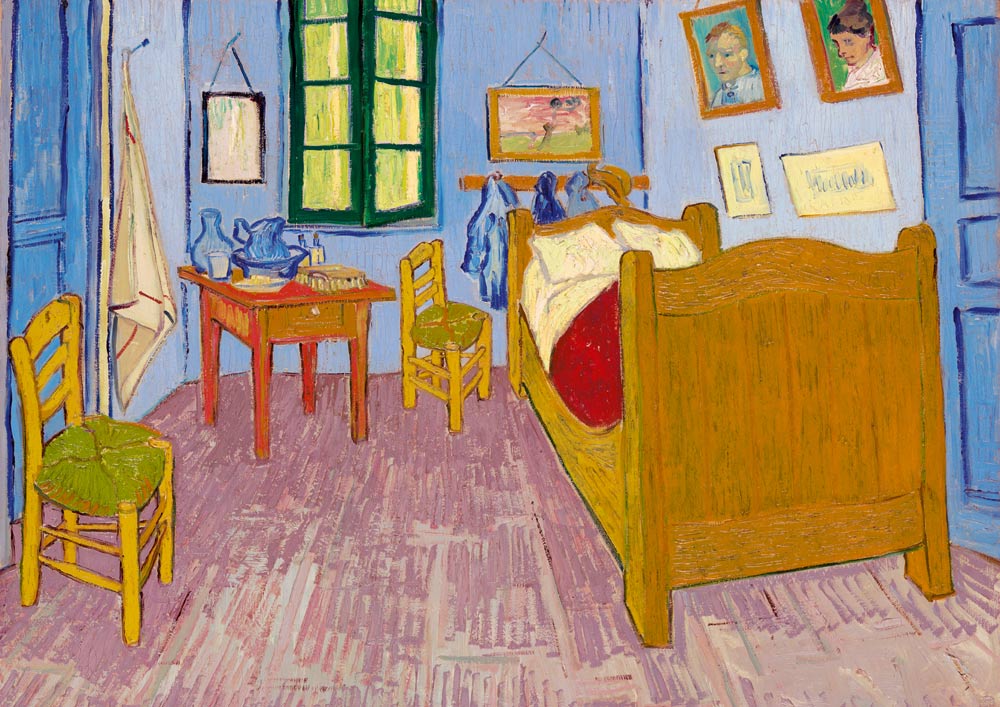 Bedroom in Arles, 1888 by Vincent Van Gogh – 1000 Piece Jigsaw Puzzle (Bluebird)