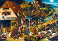 Netherlandish Proverbs, 1559 by Pieter Bruegel the Elder – 1000 Piece Jigsaw Puzzle (Bluebird Puzzle)