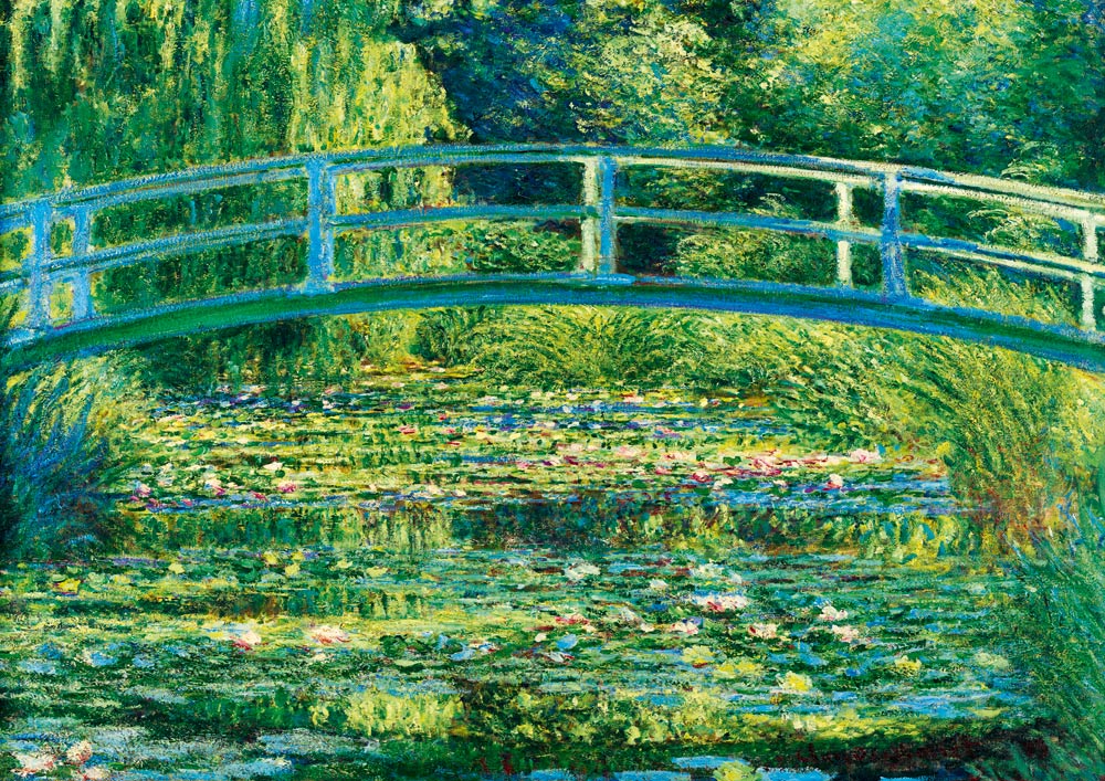 Bluebird Puzzle - Claude Monet - The Water-Lily Pond, 1899 - 1000 Piece Jigsaw Puzzle