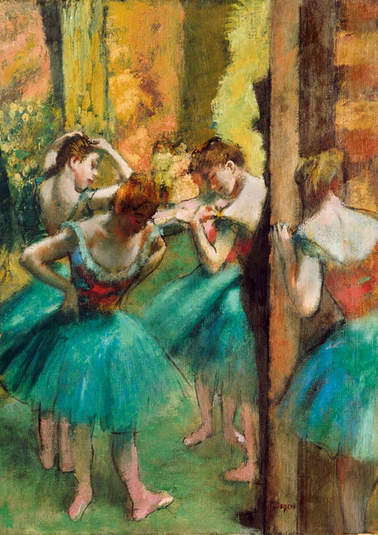 Bluebird Puzzle - Degas - Dancers, Pink and Green, 1890 - 1000 Piece Jigsaw Puzzle