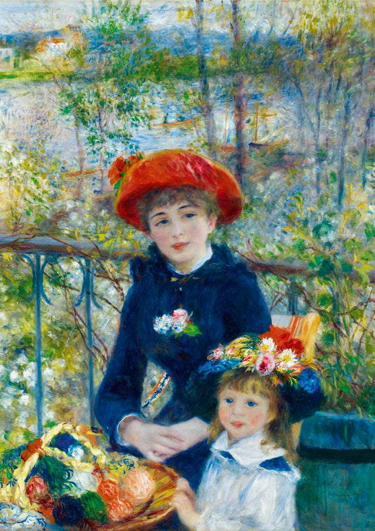 Bluebird Puzzle - Renoir - Two Sisters (On the Terrace), 1881 - 1000 Piece Jigsaw Puzzle