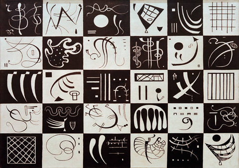 Trente, 1937 by Kandinsky – 1000 Piece Jigsaw Puzzle (Bluebird Puzzle)