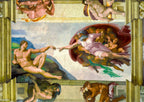 The Creation of Adam, 1511 by Michelangelo – 1000 Piece Jigsaw Puzzle (Bluebird Puzzle)