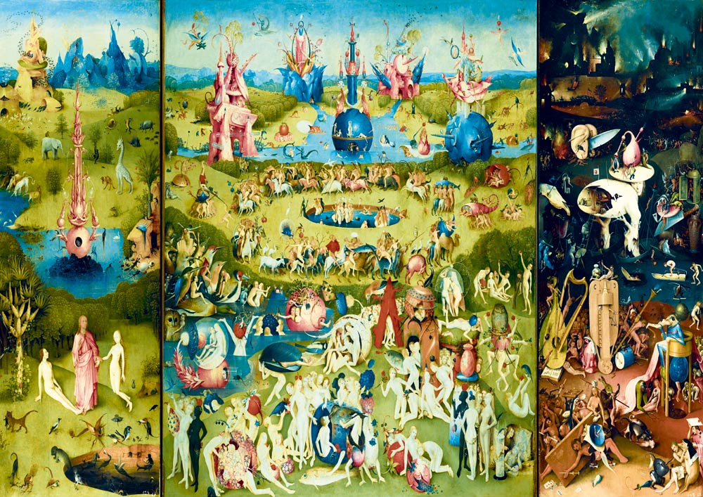 Bluebird Puzzle - Bosch - The Garden of Earthly Delights - 1000 Piece Jigsaw Puzzle