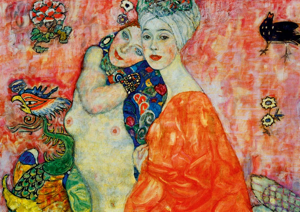 The Women Friends, 1917 by Gustave Klimt – 1000 Piece Jigsaw Puzzle (Bluebird Puzzle)