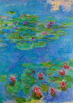 Water Lilies, 1917 by Claude Monet – 1000 Piece Jigsaw Puzzle (Bluebird Puzzle)