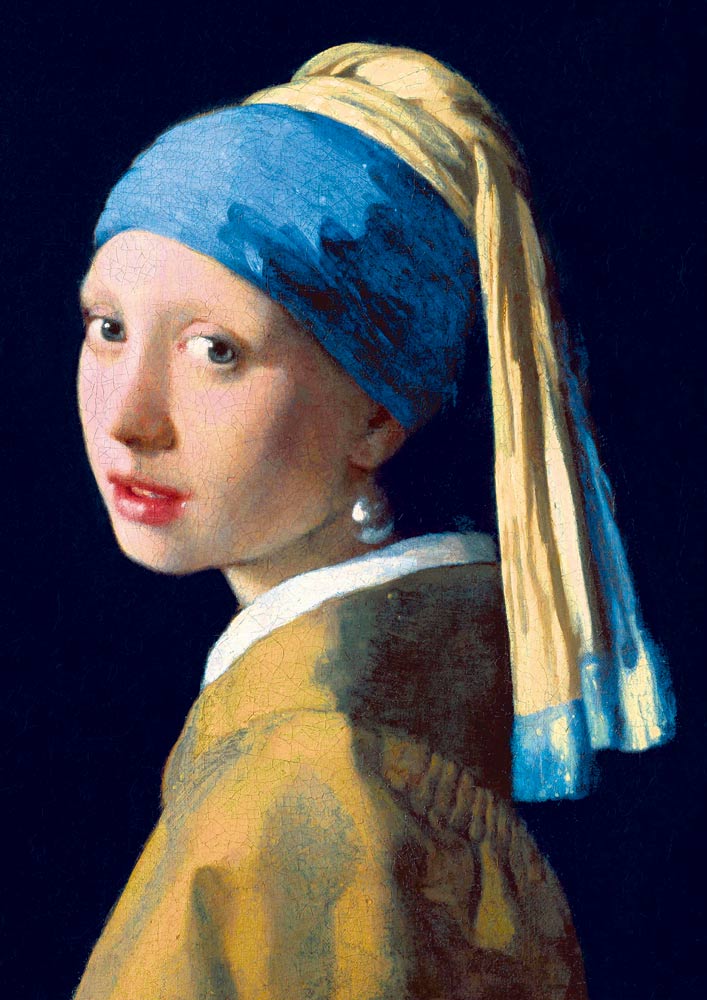 Girl with a Pearl Earring, 1665 by Vermeer – 1000 Piece Jigsaw Puzzle (Bluebird Puzzle)