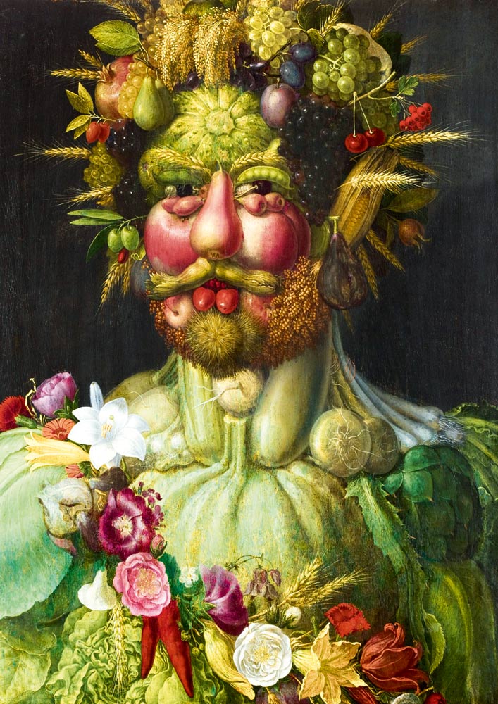 Rudolf II of Habsburg as Vertumnus, 1590 by Arcimboldo – 1000 Piece Jigsaw Puzzle (Bluebird)