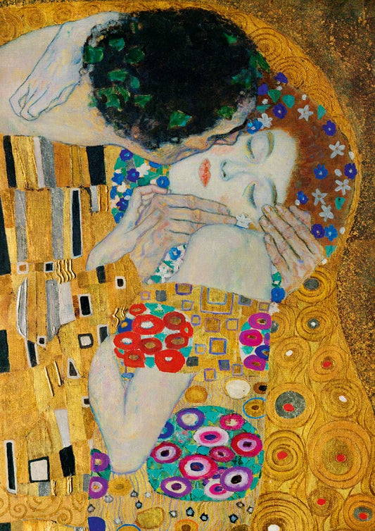 Bluebird Puzzle - Gustave Klimt - The Kiss (detail), 1908 - 1000 Piece Jigsaw Puzzle