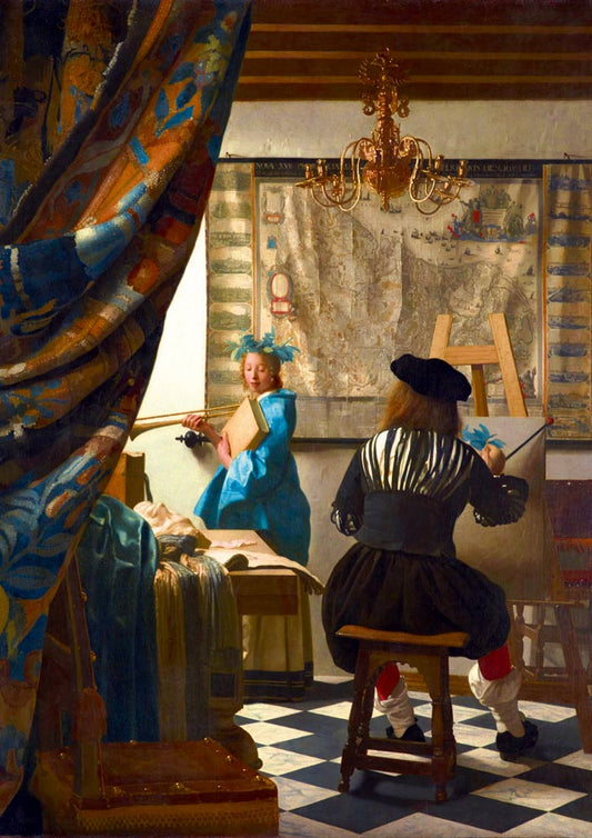 Bluebird - Johannes Vermeer - Art of Painting, 1668 - 1000 Piece Jigsaw Puzzle