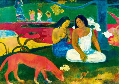 Arearea, 1892 by Gauguin – 1000 Piece Jigsaw Puzzle (Bluebird Puzzle)