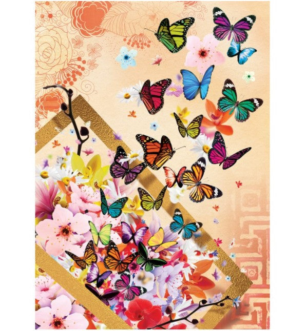 Art Puzzle - Butterflies - 500 Piece Jigsaw Puzzle