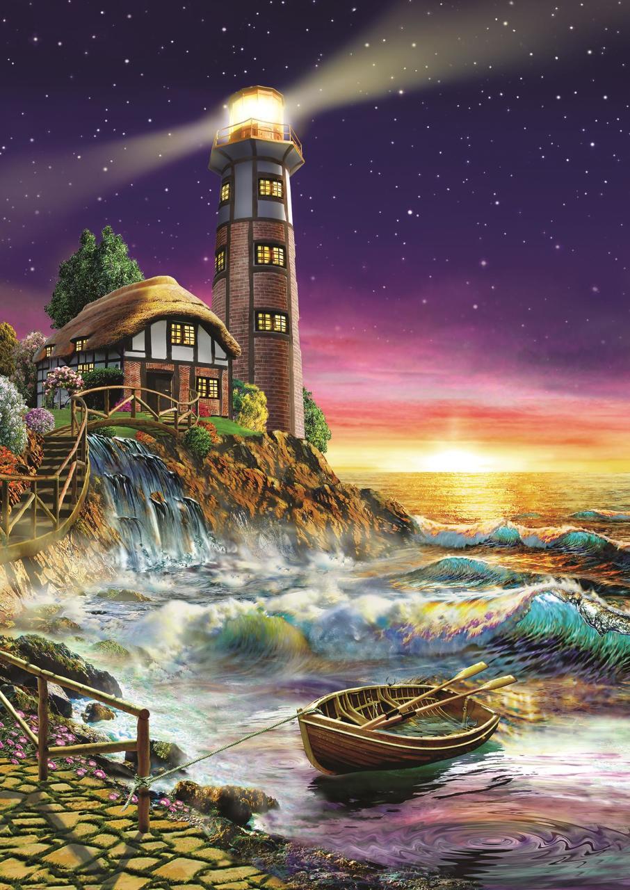 The Lighthouse – 500 Piece Jigsaw Puzzle (Art Puzzle)