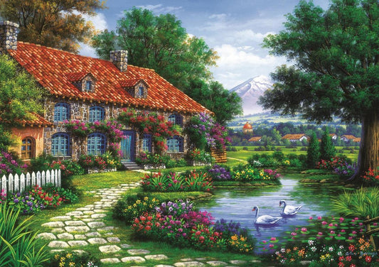 Art Puzzle - The Garden - 1500 Piece Jigsaw Puzzle