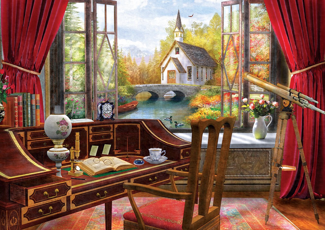 Art Puzzle - Work Landscape - 500 Piece Jigsaw Puzzle