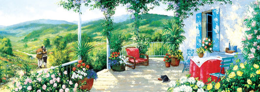 Art Puzzle - The Guest on the Veranda - 1000 Piece Jigsaw Puzzle
