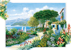 Coastline Town – 1500 Piece Jigsaw Puzzle (Art Puzzle)