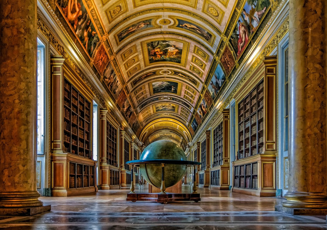 Fontainebleau Castle by Diana Gallery – 1500 Piece Jigsaw Puzzle (Bluebird Puzzle)