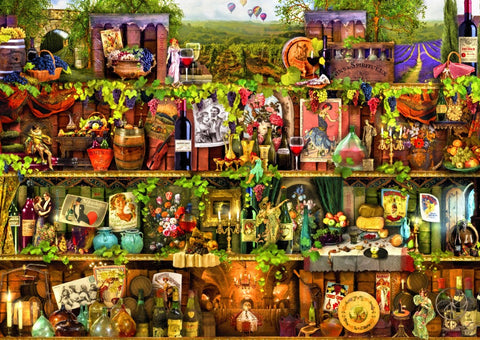 Wine Shelf – 2000 Piece Jigsaw Puzzle (Bluebird Puzzle)