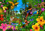 Jungle Sunrise – 1500 Piece Jigsaw Puzzle (Bluebird Puzzle)