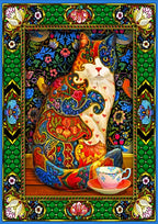 Painted Cat – 1500 Piece Jigsaw Puzzle (Bluebird Puzzle)