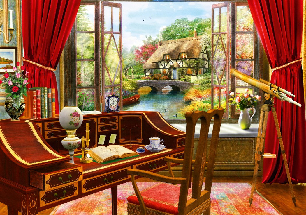 Study View – 1000 Piece Jigsaw Puzzle (Bluebird)