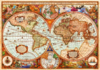 Vintage Map – 1000 Piece Jigsaw Puzzle (Bluebird Puzzle)