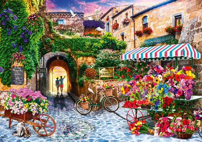 The Flower Market – 1000 Piece Jigsaw Puzzle (Bluebird Puzzle)