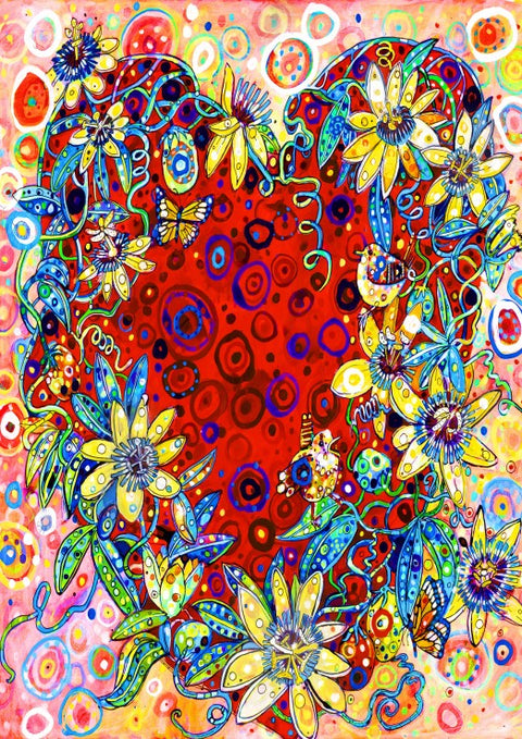 Passion Flower – 1000 Piece Jigsaw Puzzle (Bluebird Puzzle)