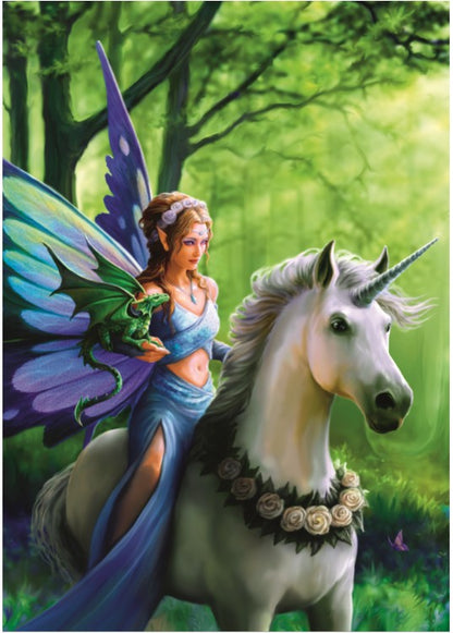Bluebird Puzzle - Anne Stokes - Realm of Enchantment - 1500 Piece Jigsaw Puzzle