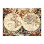 Antique World Map – 1000 Piece Jigsaw Puzzle (Dino)