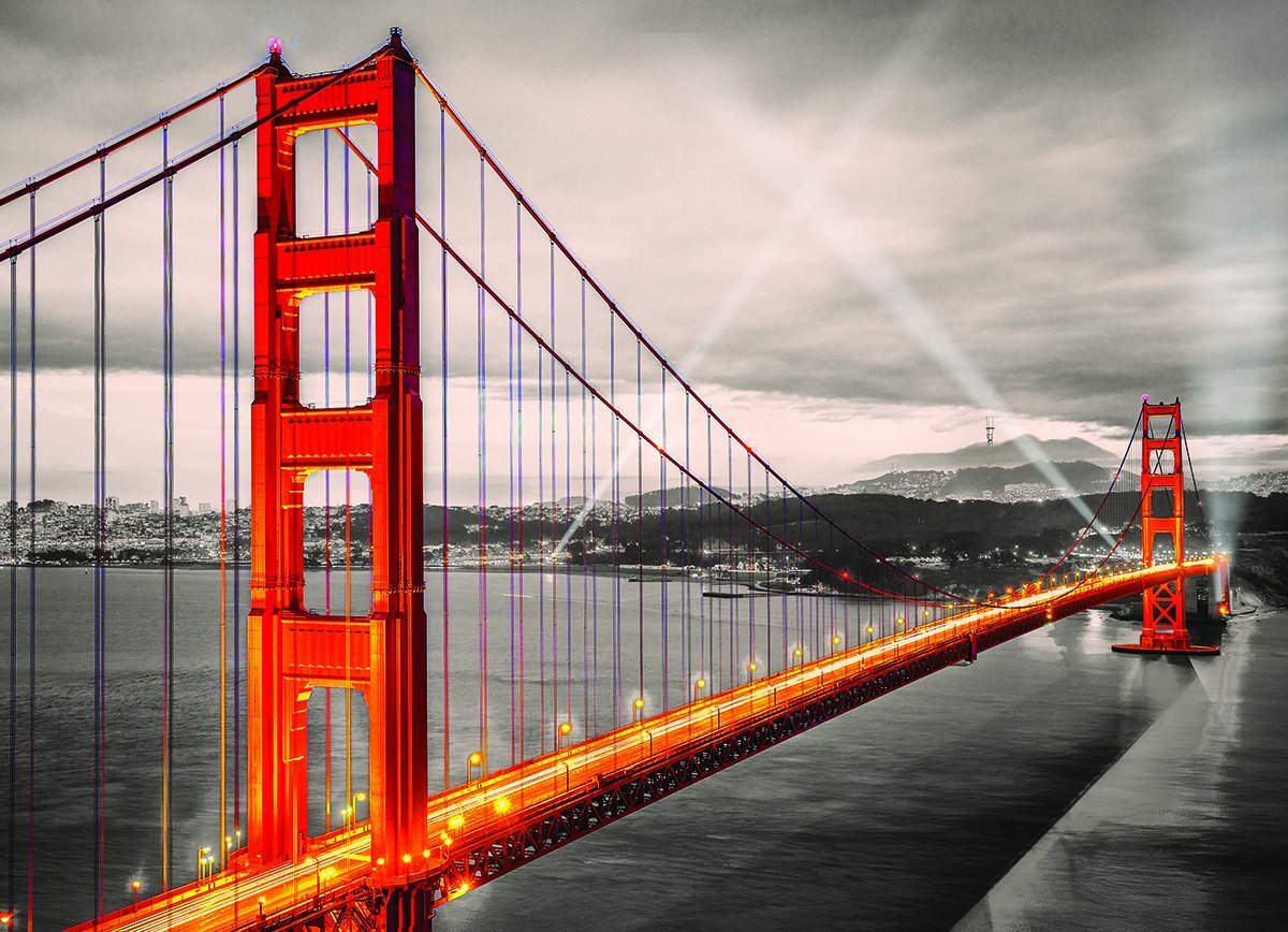 San Francisco Golden Gate Bridge – 1000 Piece Jigsaw Puzzle (Eurographics)