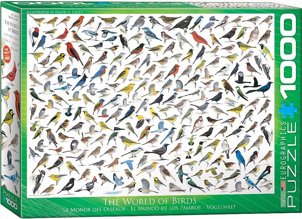 The World of Birds – 1000 Piece Jigsaw Puzzle (Eurographics)