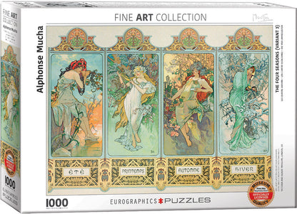 Eurographics - Mucha Alfons: Four Seasons - 1000 Piece Jigsaw Puzzle