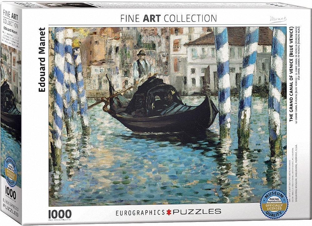 Le Grand Canal, Venice by Edouard Manet – 1000 Piece Jigsaw Puzzle (Eurographics)