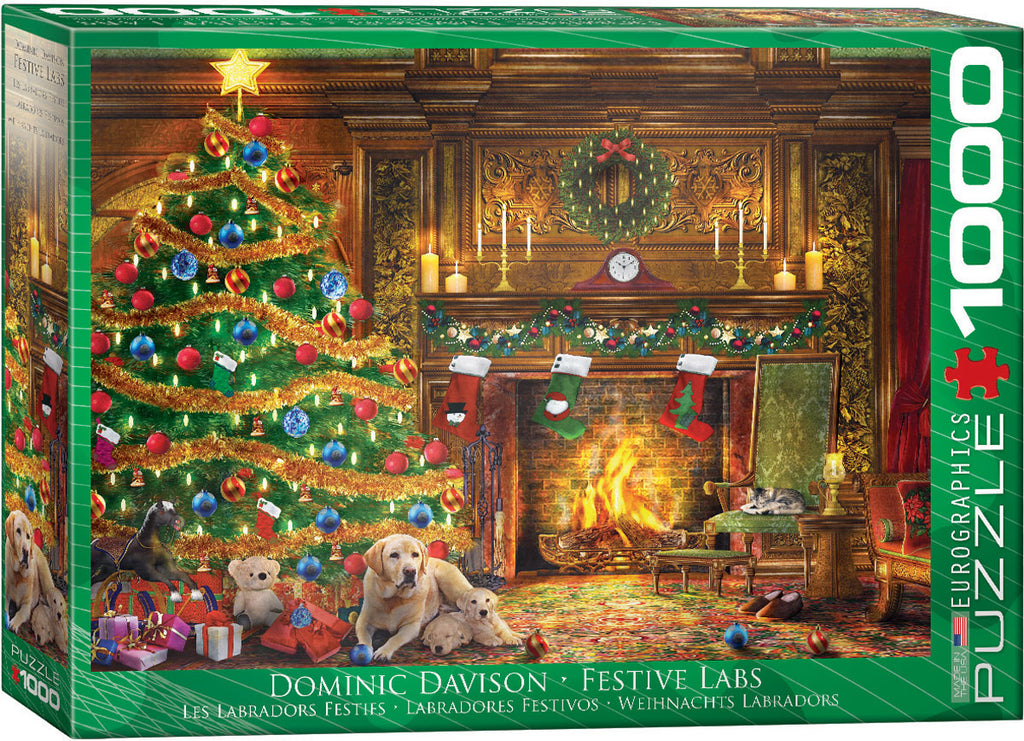 Festive Labs by Dominic Davison – 1000 Piece Jigsaw Puzzle (Eurographics)