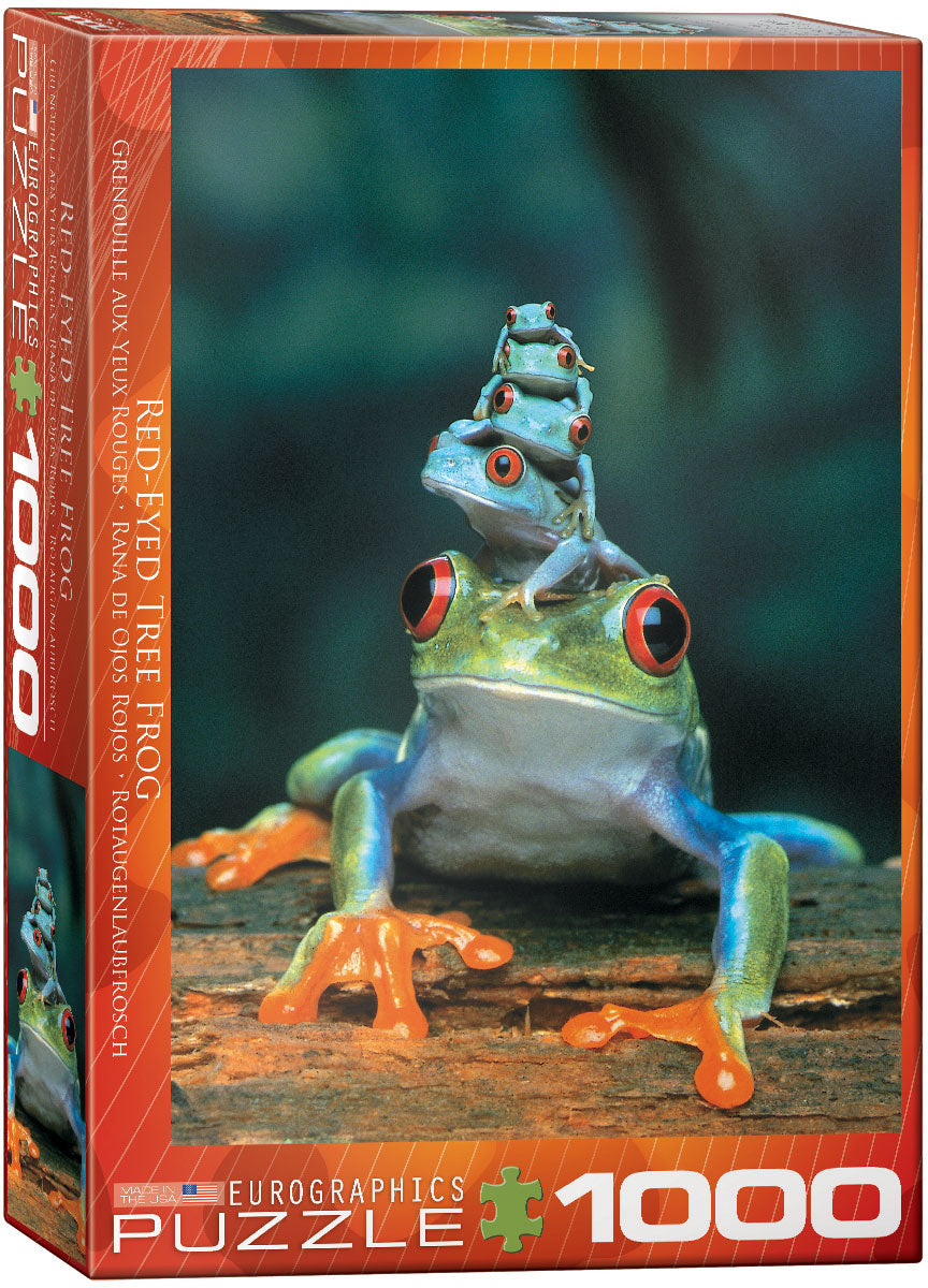 Eurographics - Red-Eyed Tree Frog - 1000 Piece Jigsaw Puzzle