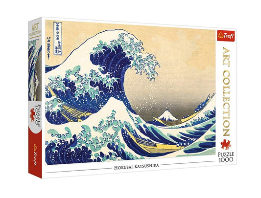 Trefl Hokusai - The Great Wave of Kanagawa - 1000 Piece Jigsaw Puzzle